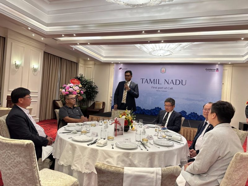 印度泰米爾納德邦工業廳廳長羅傑博士於交流論壇致詞