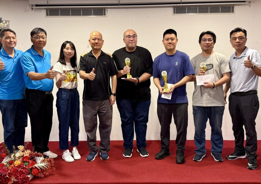 北寧台商會114年國慶盃撞球賽圓滿落幕 黃信翔選手首度摘冠