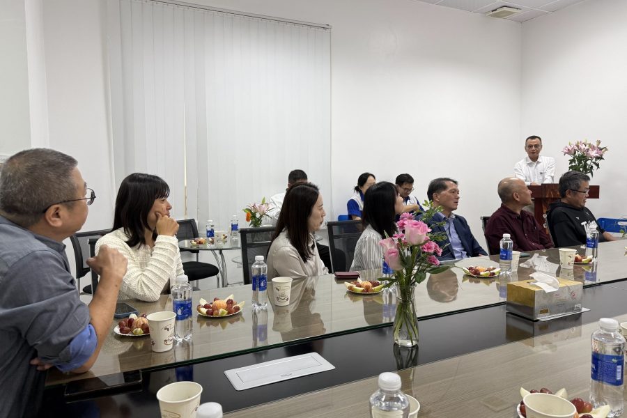 駐越南代表處劉世忠大使率團參訪越南精業工業有限公司